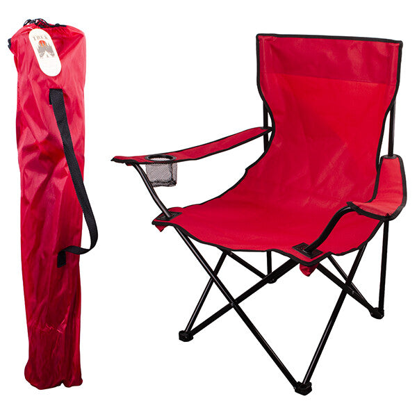Folding Camping Chair Red 19.7*19.7*31.5 inch