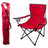 Folding Camping Chair Red 19.7*19.7*31.5 inch