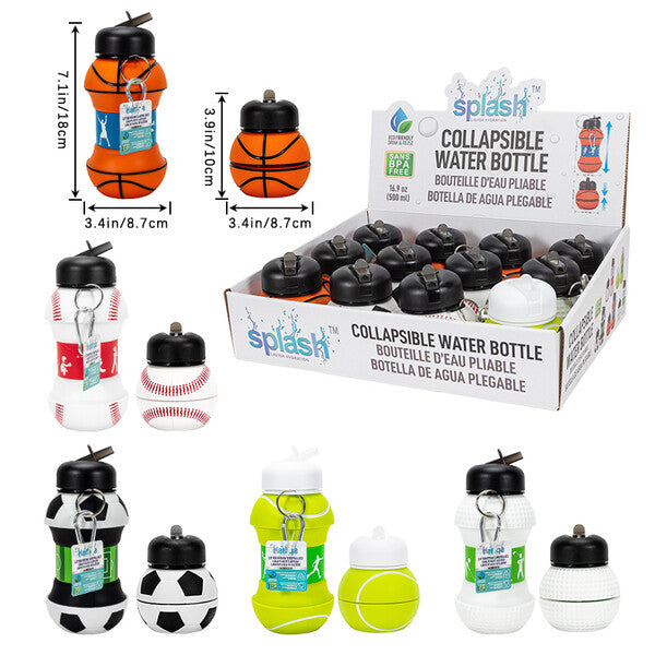 Splash Silicone Collapsible bottle 18.3oz