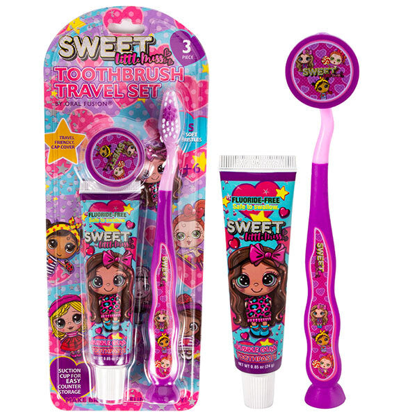 Oral Fusion Kids Travel Set 3PK Sweet Missy