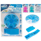 Wish Pill Box Weekly w/ Pill Cutter Set