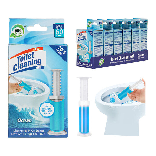 Air Fusion Toilet Cleaning Gel 1.6oz Ocean Fresh