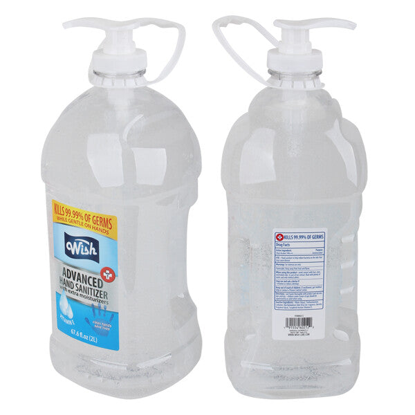 *Expired final sales* Wish Hand Sanitizer 67.6oz w/ Pump