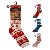 Thermal Ladies Wool Socks 9-11
