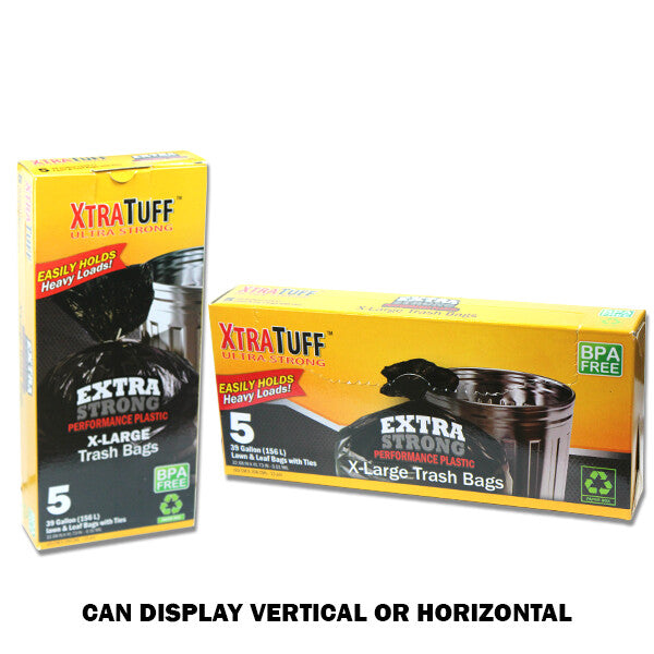 Xtratuff Twist Tie Trash Bag Box 39G 5CT