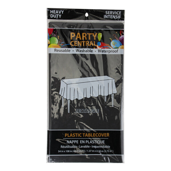Table Cover Rectangular 54*108In Black
