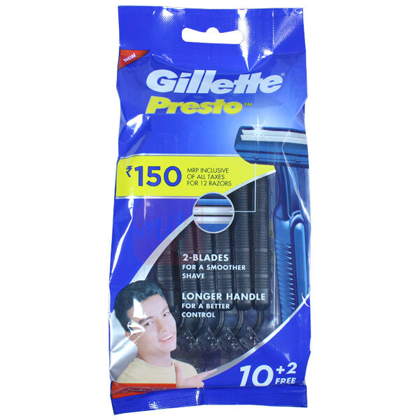 Gillette Razor Presto 12PK