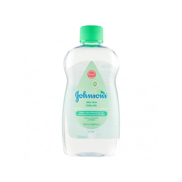 JJ Baby Oil 500ml Aloe Vera