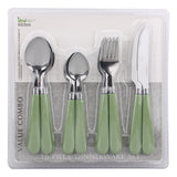 Ideal Kitchen 16PK Dinnerware Set Green