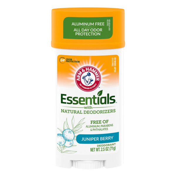 Arm & Hammer 2.5oz  Essentials Deodorant Clean Scent Juniper Berry