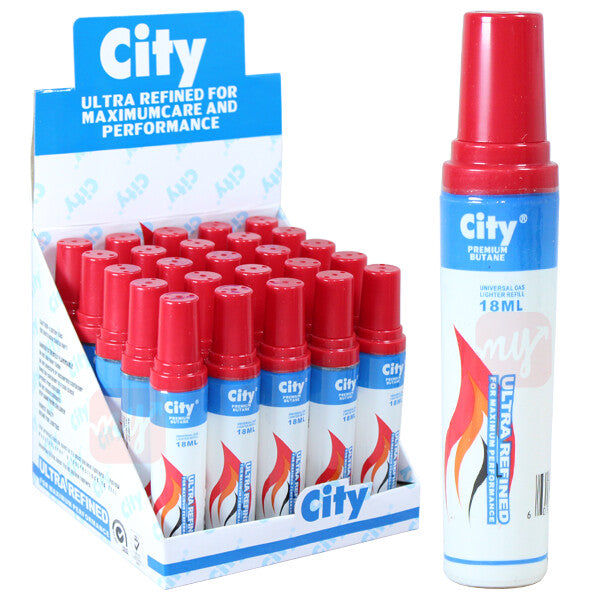 City Butane Gas Refill 18ml