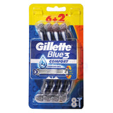 Gillette Blue 3 Razor 8CT Comfort