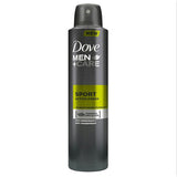 Dove Body Spray 150ml Men's + Sport Active Fresh