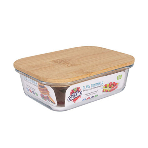 Fresh Guard Glass Container w/ Bamboo Lid 21.6oz Oven Safe
