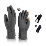 Cindy Claire Ladies Fashion Gloves w/ Touch 3 Buttons
