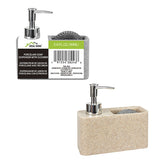 Ideal Home Porcelain Soap Dispenser w/ Scouer