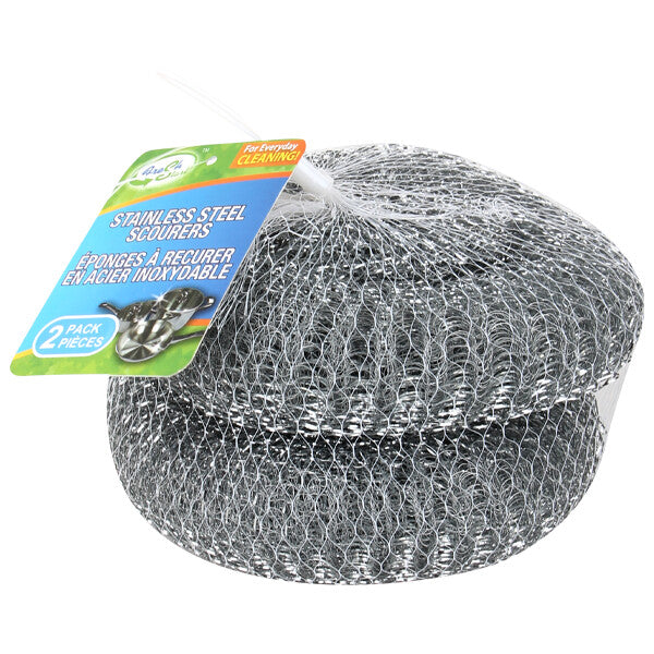Fresh Start Scourers Stainless Steel Mesh Bag 2PK Jumbo