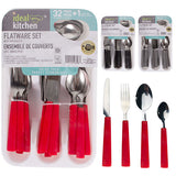 Ideal Kitchen 32PK FLATWARE SET WITH ORGANIZER