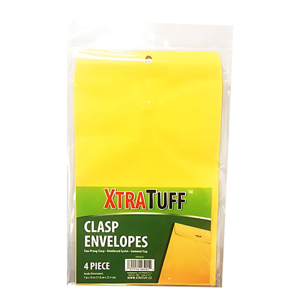 XtraTuff Clasp Envelope 7x10in 4PK