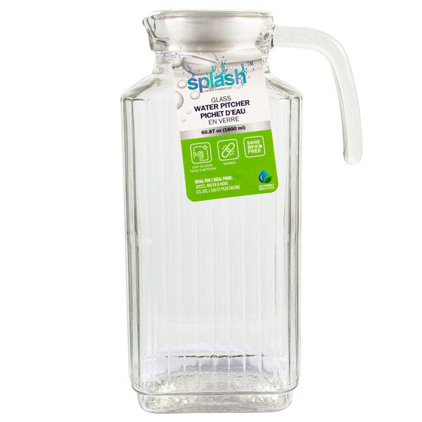Splash Glass Water Pitcher 60.8oz 1pk