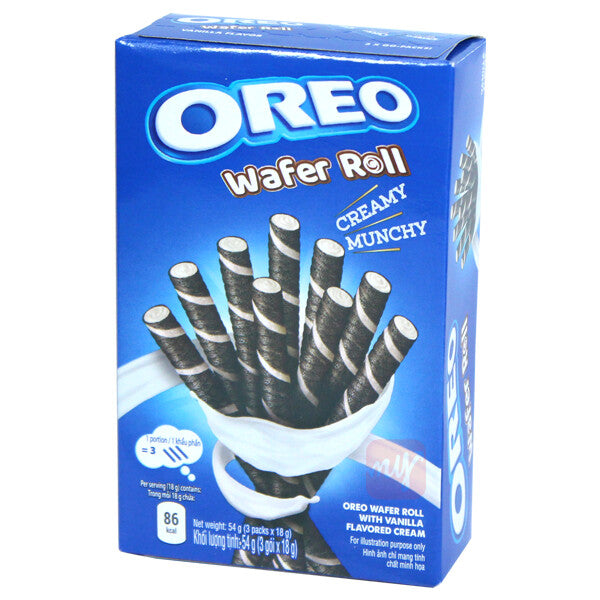 Oreo Wafer Roll 54g Vanilla