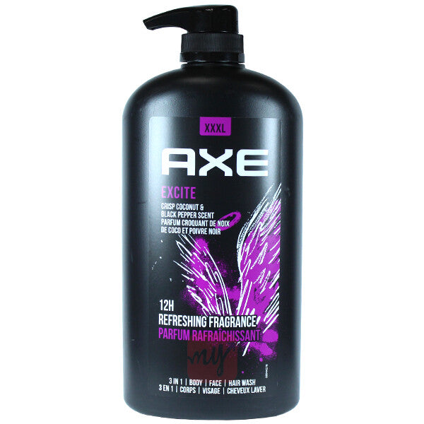 Axe Body Wash Pump (1L) 33.8oz Excite