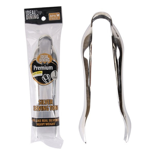 Ideal Dining HD 1CT 8.6in Silver Serving Tong