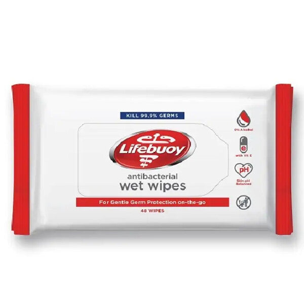 Lifebuoy AB Wet Wipes 48CT