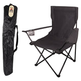 Folding Camping Chair Black 19.7*19.7*31.5 inch