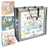 Shopping Bag Assorted Autumn Style 19.25"x18"x 7"