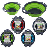 Ideal Kitchen Collapsible Silicone Colander 2PK Round