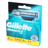 Gillette Mach 3 Cartridge 4PK