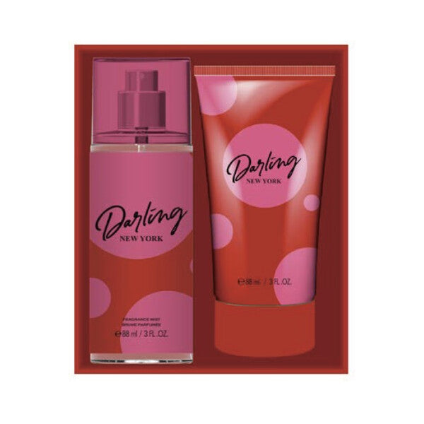 Women's 2pcs Gift Set  DARLING 3fl.oz Body Mist 3fl.oz Body Lotion
