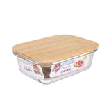 Fresh Guard Glass Container w/ Bamboo Lid 12.5oz Oven Safe