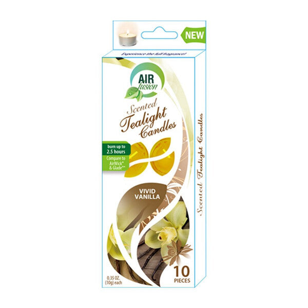 Air Fusion Tealight Vivid Vanilla 10PK