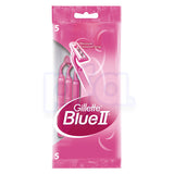 Gillette Blue 2 Ladies Disposable Razor 5 Pack