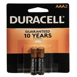 Duracell Coppertop AAA Batteries - 2 Pack Alkaline Battery
