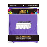 Table Skirt Rectangular Purple