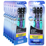 Oral-B Toothbrush 3PK Ultrathin Sensitive Black