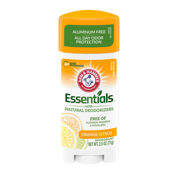 Arm & Hammer 2.5oz Essentials Deodorant Orange Citrus