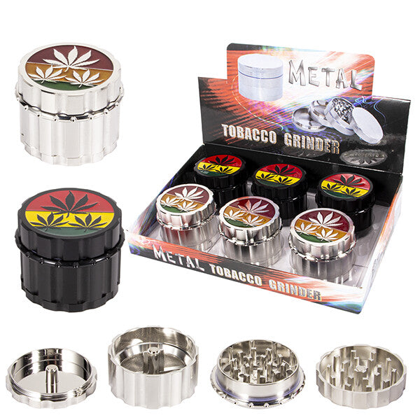 Grinder 4 Parts 55*44mm Leaf