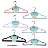 Ideal Home Metal Hangers 10-Pack, Durable Chrome Hangers, Strong & Sleek Design for Clothes, Shirts, Jackets, Suits – Heavy Duty Closet Hangers (10PK)