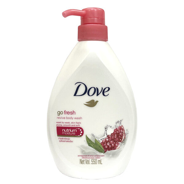 Dove Body Wash 550ml Pump Go Fresh Revive
