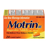 Motrin IB Pain Reliever Fever Reducer 24 Caplets Expired