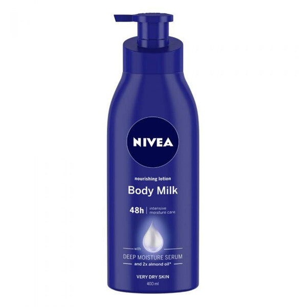 Nivea Lotion 400ml 13.52fl oz Pump Blue Body Milk