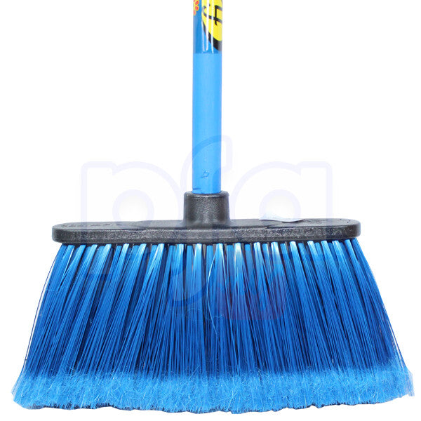 Super Venetian Plastic Broom w/ Wood Stick