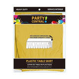 Table Skirt Rectangular Yellow