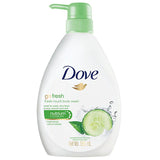 Dove Body Wash 550ml Pump Cucumber & Green Tea