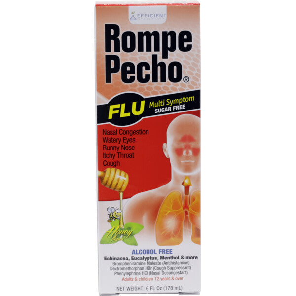 ROMPE PECHO SUGAR FREE FLU MW 12CT