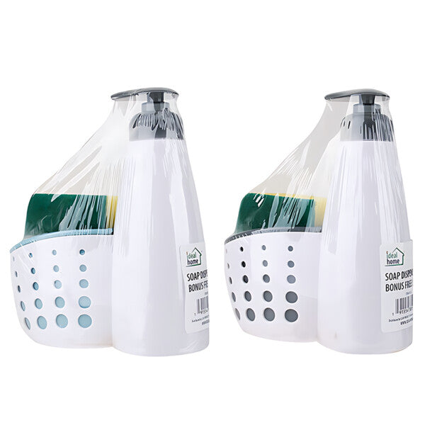 Ideal Kitchen Soap Dispenser Caddy w/ Sponge
